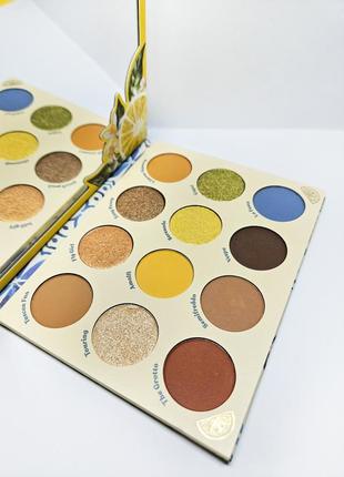 Палетка тіней для повік colourpop limoncello pressed powder eyeshadow palette colour pop3 фото