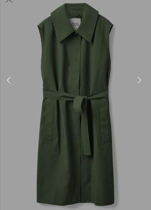 Довга жилетка під пояс  cos