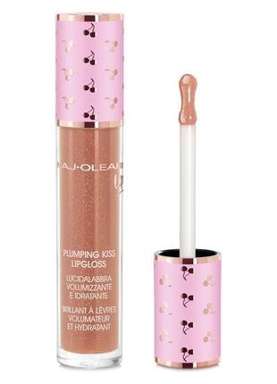 Увлажняющий блеск, придающий объем naj-oleari plumping kiss lipgloss 06