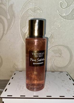 Парфюмированный мист victoria`s secret pure seduction shimmer с шиммером 250 ml1 фото