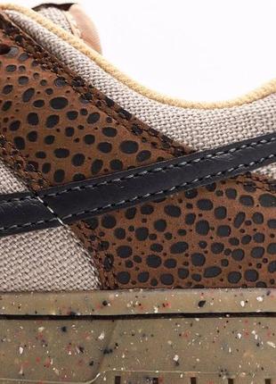 Высокое качество! женские кроссовки nike dunk low safari8 фото