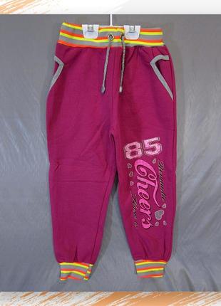 Штаны спортивные завязки начес