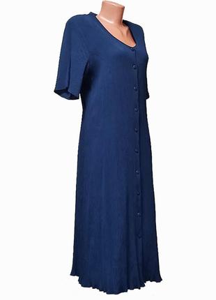 Синє плаття classics у складі віскоза 🎁