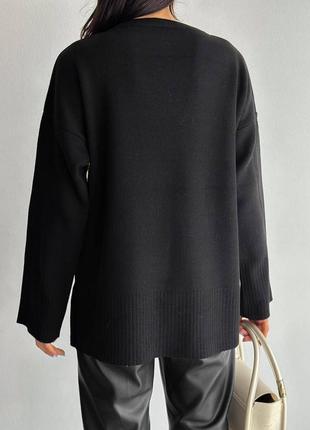 Теплий вʼязаний светр джемпер dior красивий стильний6 фото