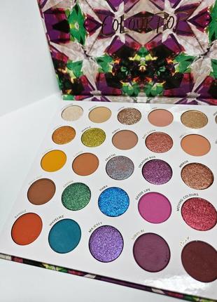 Палетка тіней для повік colourpop play it jewel mega pressed powder palette colour pop4 фото