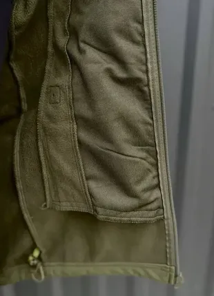Тактичний костюм softshell олива на флісі9 фото