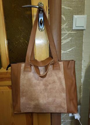 Новая женская кожаная сумка
