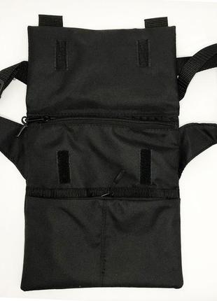 Сумка месенджер з кобурою. тактична сумка з тканини, сумка кобура через плече, сумка тактична напліч4 фото