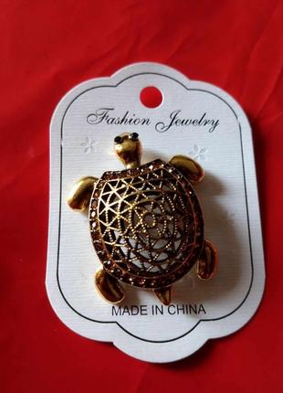 Брошь черепаха черепашка 2