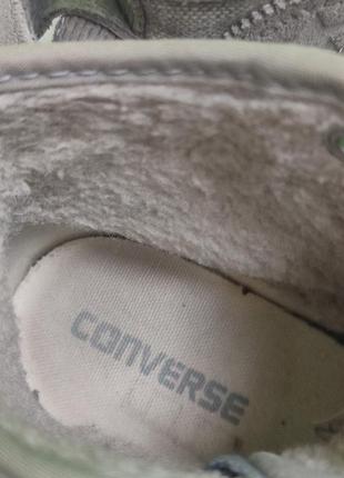 Зимние кеды-ботинки фирмы converse all star chuck taylor.размер 397 фото