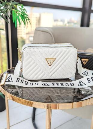 Сумочка guess кросс-боди мягкая стеганая