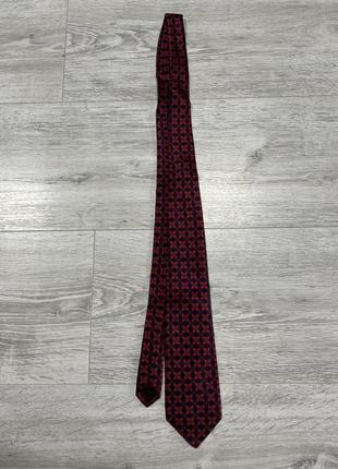 Шелковый галстук versace