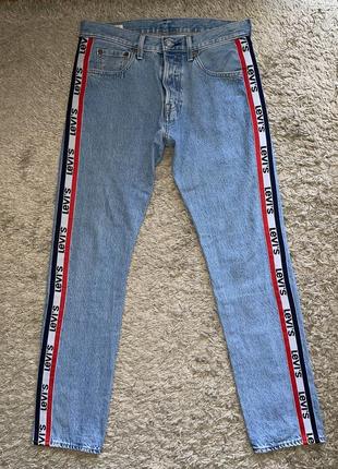 Джинсы levi's premium, лампасы, размер w30, l32