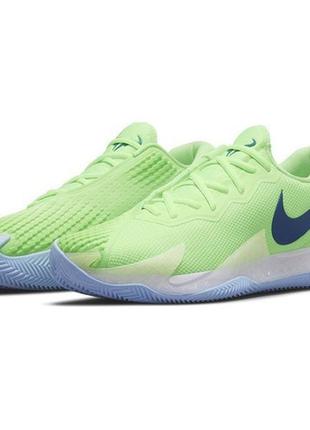Кроссовки мужские nike zoom vapor cage 4 rafa clay white/green (47) 12.5 dh1312-100 47