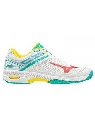 Кросcовки муж. mizuno wave exceed tour4 cc белый/красный/зеленый (44.5) uk10 61gc2077-62 44.51 фото