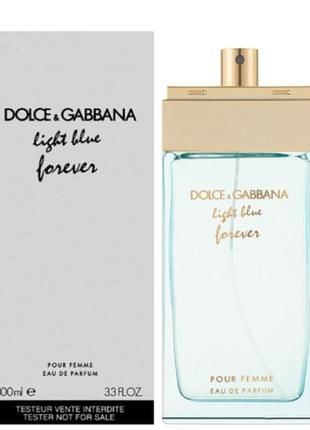 Оригинальный dolce gabbana light blue forever 100 ml tester парфюмированная вода