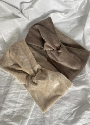 Повʼязка велюрова