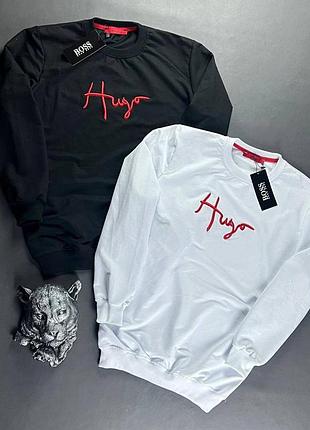 Чоловіча тостовка світшот мужская демисезонная толстовка свитшот hugo boss