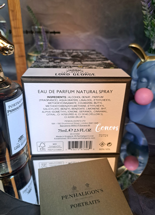 🦌оригінал 🦌ніша 75 мл penhaligon's lord george бренді,деревні ноти3 фото