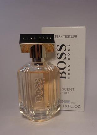 Оригінал hugo boss the scent for her 50 ml tester ( хьюго бос зе сент ) парфумована вода