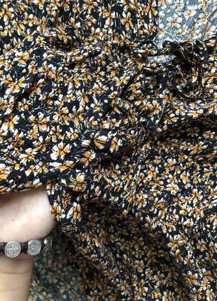 Блуза в квітковий принт дуже ніжна блузка кофта прімарк с м4 фото