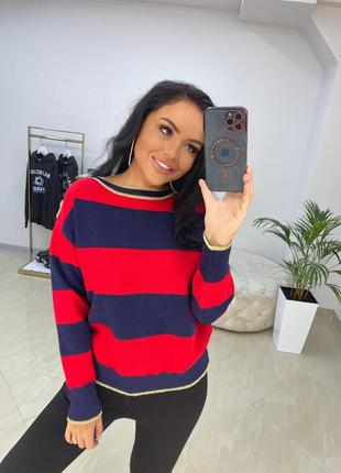 Брендовый шикарный женский свитер в стиле gucci