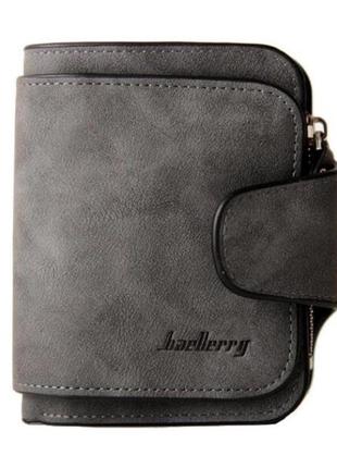 Женский кошелек клатч baellerry forever n2346, женский кошелек, небольшой кошелек. цвет: темно-серый