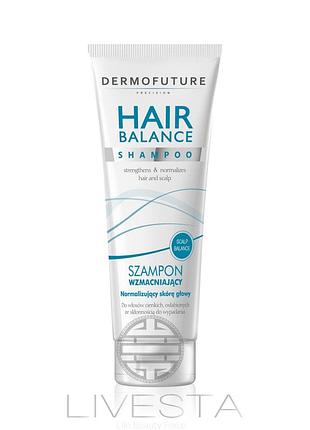Нормалізуючий шампунь проти випадіння волосся dermofuture, 200 мл