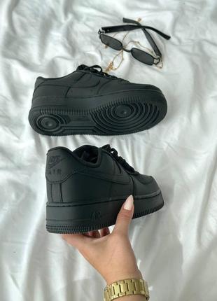 Кроссовки женские air force black5 фото