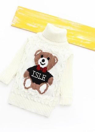 Дитячий теплий светр для хлопчика2 фото