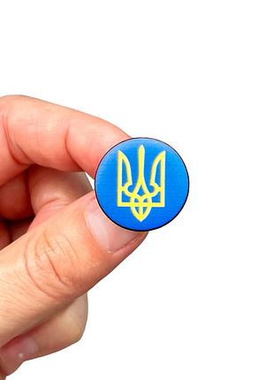 Акриловий значок пін на патріотичну тематику тризуб brgv113718