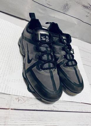 Кроссовки nike air vapormax 2019 (gs) gray black aj2616-001 оригинал3 фото