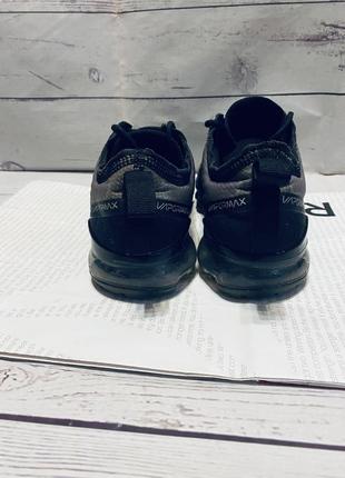 Кроссовки nike air vapormax 2019 (gs) gray black aj2616-001 оригинал4 фото