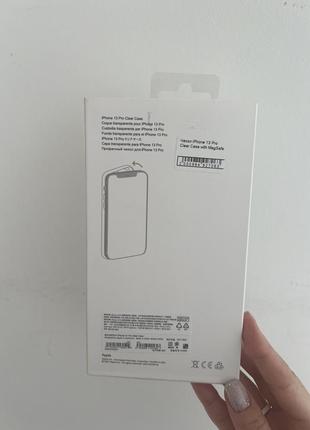 Оригінальний чехол apple clear case with magsafe для iphone 13 pro5 фото