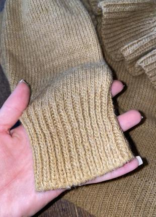 Свитер с рюшами вязаный мирер с оборками zara свитер с рюшами свитер с оборками3 фото