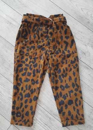 Брюки штаны джинсы из микровельвета river island mini