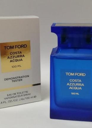 Оригінал tom ford costa azzurra acqua 100 ml tester ( том форд аззурра аква ) туалетна вода1 фото