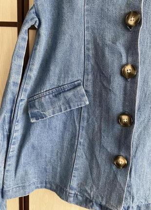 Платье сарафан джинсовый мини7 фото