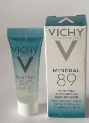 Ежедневный гель-бустер для упругости и увлажнения кожи лица vichy mineral 89 3 мл1 фото