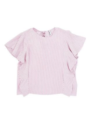 Стильная блузка в полоску zara trf collection, xl6 фото