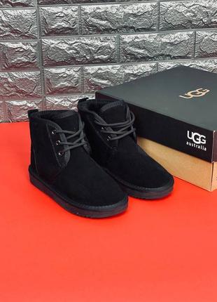 Ugg australia чорні уггі черевики жіночі /підліткові розміри 35-41