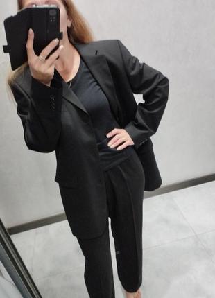 Чорний костюм ( блейзер і штани)