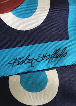 Платок шелковый винтажный fisba-stoffels3 фото