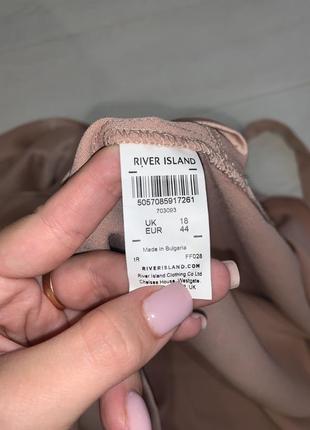 Юбка миди на запах атласная новая river island 18 44 xl-xxl5 фото