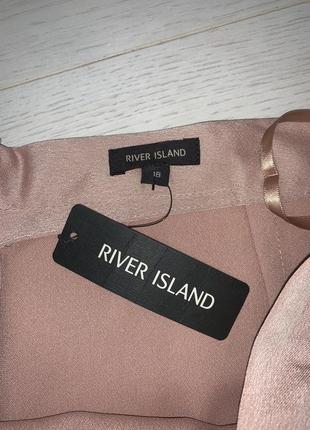 Юбка миди на запах атласная новая river island 18 44 xl-xxl3 фото