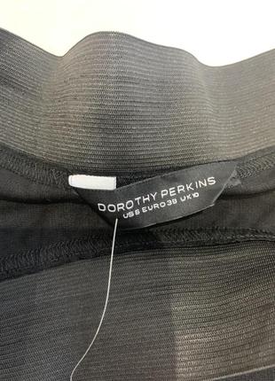 Черная юбка союзная карандаш с разрезом новая dorothy perkins 6 38 s-m4 фото