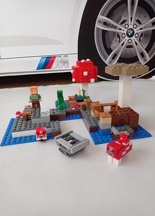 Lego minecraft грибний острів 21129