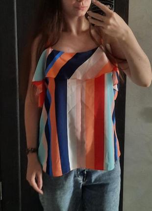 Женская яркая блузка george разноцветная1 фото