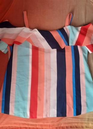 Женская яркая блузка george разноцветная3 фото