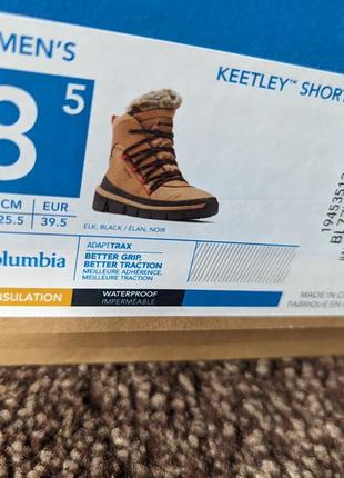 Зимові черевики нові columbia keetley 8.5 us (на стопу 25 cm) 39.5 рр5 фото